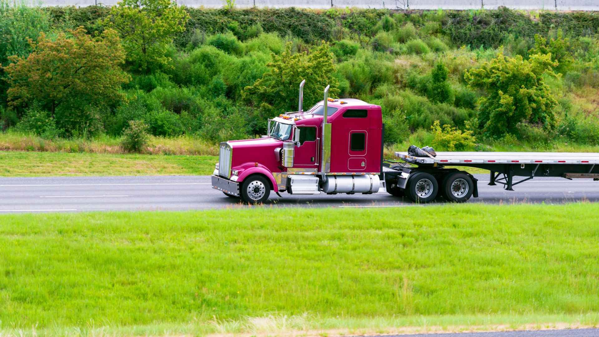 flatbed stock truck