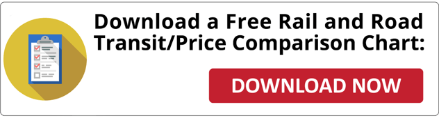 Download your free rail and road price/transit comparison chart